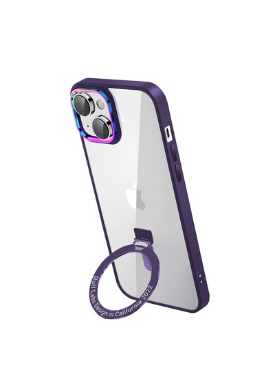 Apple Uyumlu iPhone Buff 13 Bumpermag Kılıf Purple