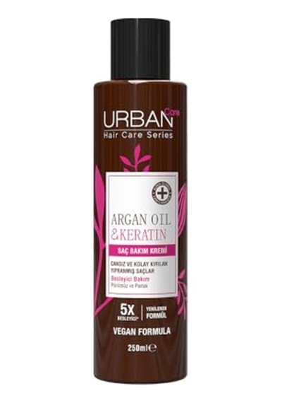 Urban Care Argan Yağı & Keratin Kolay Kırılan Yıpranmış Saçlara Özel Saç Bakım Kremi 250ml