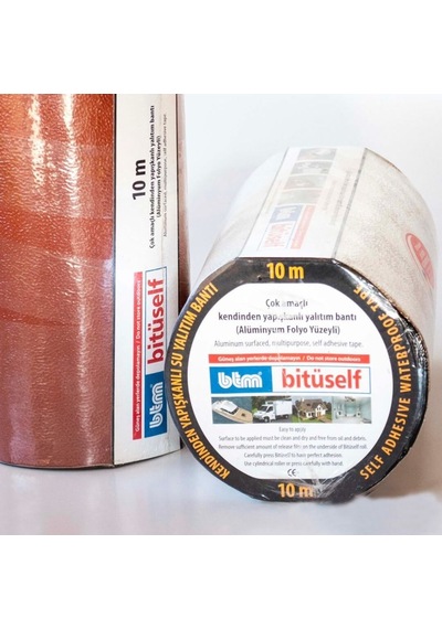 Bitüself 15 Cm Kırmızı Su Yalıtım Bandı