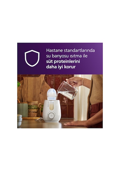 Scf359/00 2'si 1 Arada Isıtıcı & Buharlı Hijyenik Biberon Temizleme Cihazı