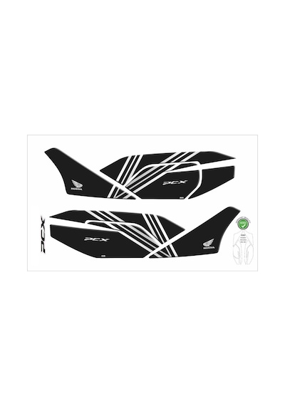 Honda Pcx 125 2021 Yan Ayak Pad 7 Parça 004