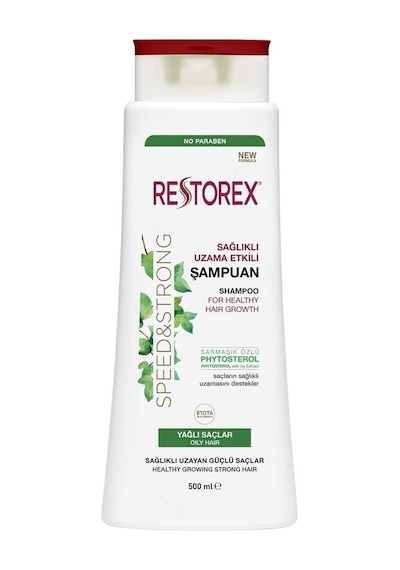 Restorex Sağlıklı Uzama Etkili Yağlı Saçlar İçin Şampuan 3 x 500 ML