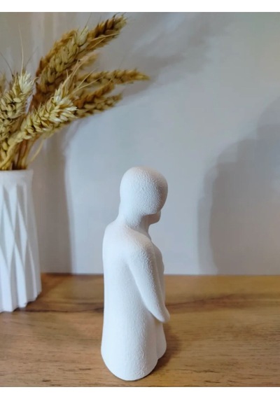 Soyut Sevgi Heykeli Minimalist & Anlam Yüklü Dekoratif Figür