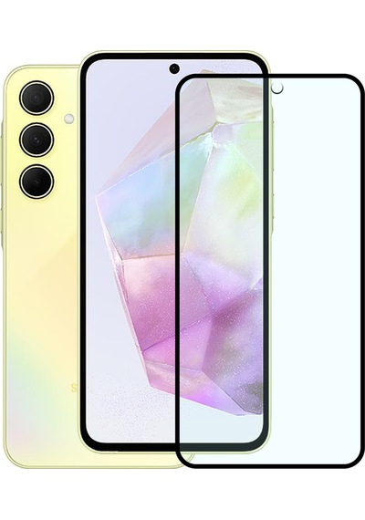 Microcase Samsung Uyumlu A35 5g Tam Çerçeveli Tempered Koruyucu-al3276