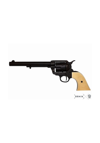 Denix Dekoratif Replika 45 Kalibre Peacemaker Tabanca 7½" Fildişi