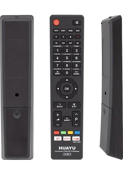 Huayu Urc1366 12in1 Netflix Prime Youtube Tuşlu Universal Akıllı Kumanda Blisterli