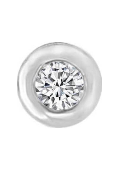 Sirius G Renk 0.05 Karat Pırlanta Tek Taş Erkek Küpesi 0815E0041
