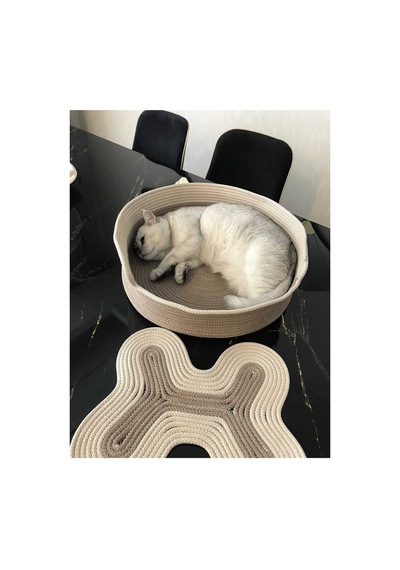 Kaan Home El Dikimi Kullanışlı Ferah Kedi Yatağı