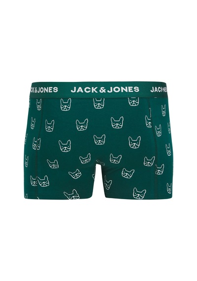 Jack & Jones Erkek Jacdenım 3'lü Boxer 12275817 Koyu Lacivert Koyu Lacivert