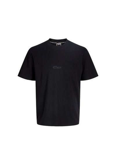 Jack & Jones Fusion Back Print Erkek Siyah Tişört 12289911-b