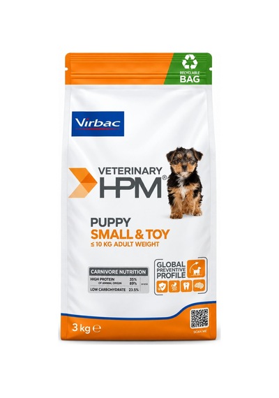 Virbac Veterinary Hpm Puppy Small & Toy Yavru Köpek Maması 3 Kg