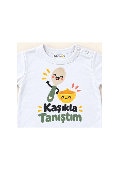 Babylimon Kaşıkla Tanıştım Beyaz Kısa Kollu Çıtçıtlı Bebek Zıbını Beyaz - Kaşıkla Tanıştım - 928161924 Beyaz - Kaşıkla Tanıştım Babylimon Kaşıkla Tanıştım Beyaz Kısa Kollu Çıtçıtlı Bebek Zıbını Beyaz - Kaşıkla Tanıştım - 928161924 Beyaz - Kaşıkla Tanıştım