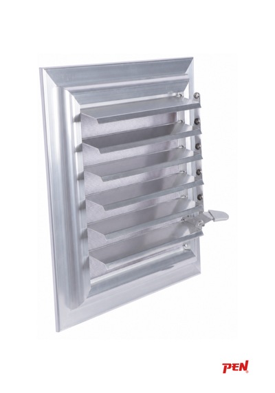 Alüminyum Banyo Wc Havalandırma Menfezi 33x33 Eloksallı Seri