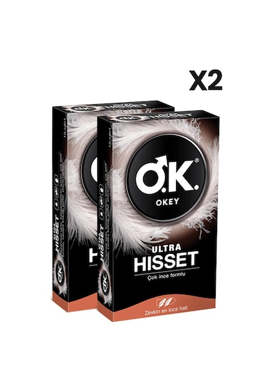 Okey Ultra Hisset Prezervatif 10'lu X2 Adet