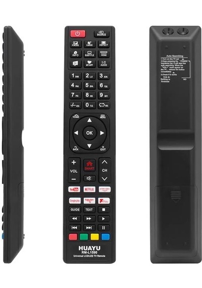 Huayu Rm-l1590 Netflix - Youtube - Prime Video - Rakuten - F Play - Google Play Tuşlu Universal Lcd Tv Kumanda