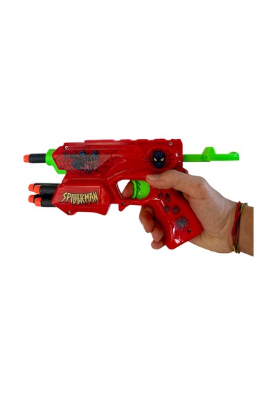 Minecraft Örümcek Adam Nerf Karakter Oyuncak Spider Man Nörf Tabanca Seti