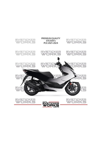 Honda Pcx 2021-2024 Kaplama Sticker Çift Renk Motor Kaplama Modeli Hazır Kit Yüksek Kalite 76679879