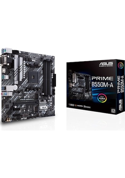 Asus Prime B550M-A AMD B550 4800 MHz (OC) DDR4 Soket AM4 mATX Anakart