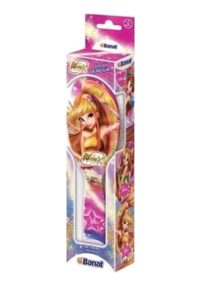 Banat Winx Club Desenli Çocuk Saç Fırçası