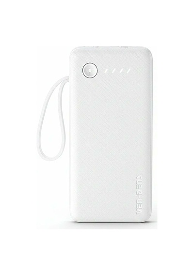 Ven-dens Vd-pb059 Premium 20000mah Dijital Powerbank 4 Dahili Kablo BEYAZ