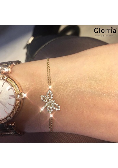 Glorria Altın Yusufçuk Bileklik N11.17225 Sarı Altın