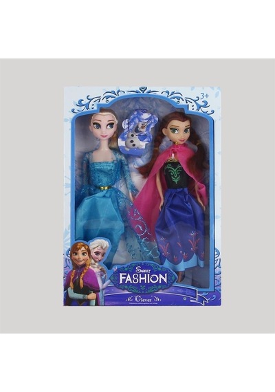 Frozen 2 Li Sweet Fashıon 2'li Frozen Bebek Çocuk Oyuncakları