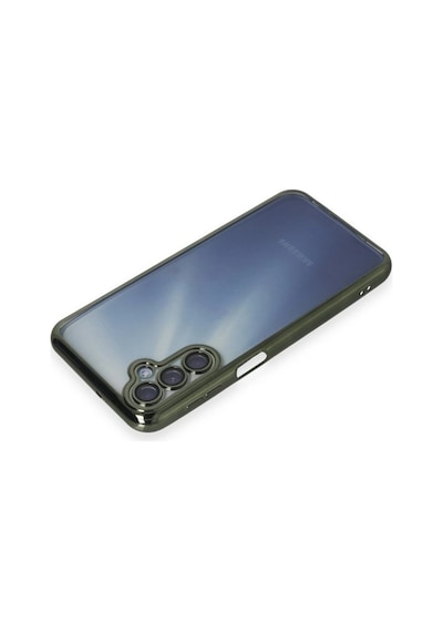 Samsung Galaxy Uyumlu, A55 5g Kılıf Lensli Silikon - Yeşil