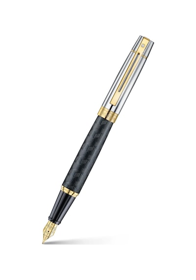 Sheaffer 9347-0 300 Serisi Dolmakalem Siyah Krom Altın M 165-Koyu Yeşil