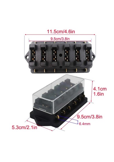 6 Lı Bıçak Tipi Sigorta Kutusu