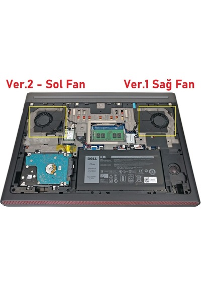 Dell Inspiron 15 Gaming 7567 Fan V1 Sağ Fan