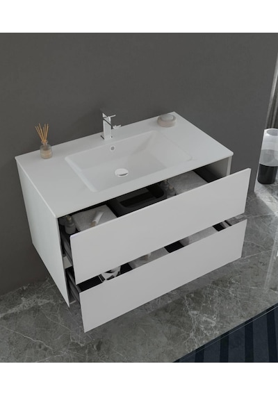 Nest 91 Alt+lavabo Mat Beyaz Diğer
