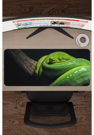 Yılan Kaymaz Dikişli Kauçuk Oyuncu Mousepad V2 - 70x30 Xl Gaming Mouse Pad Fare Altlığı