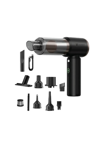 Snapron Snv-3002 80w 7.4v Şarjlı Mini Araç Ve Ev Süpürgesi + Çift Filtrasyonlu Çok Fonksiyonlu Temizlik Seti