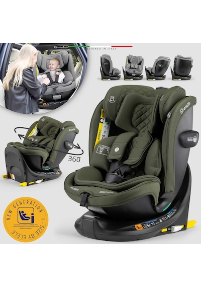 Elele Ritornofix 360 Dönen I-size Oto Koltuğu İsofix 40-150 Cm 0-36 Kg Yeşil