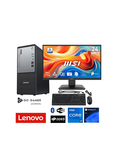 Lenovo ThinkCentre Neo 50T L86D i7-12700 16 GB 512 GB SSD 24" W11P Masaüstü Bilgisayar