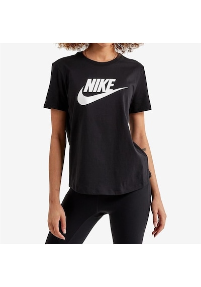 Nike W Sportswear Tee Essential Icon Futura Kadın Günlük Tişört Dx7906 010 Siyah Nike W Sportswear Tee Essential Icon Futura Kadın Günlük Tişört Dx7906 010 Siyah