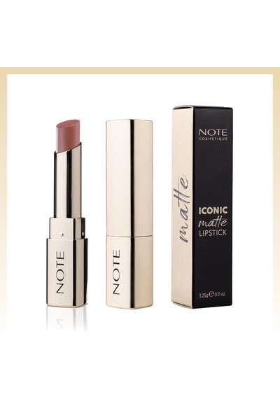 Cosmetics Iconic Matte Lipstick 104 Ruler Kalıcı Mat Ruj, Pembe Çok Renkli