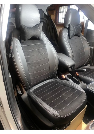 Fiat Egea Arka Sırt 2+1 Siyah Taytüyü Siyah Deri Karışımı Gri Ip