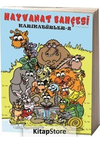 Hayvanat Bahçesi Karikatürler-2 - Vacip Örger - Örger Yayınları