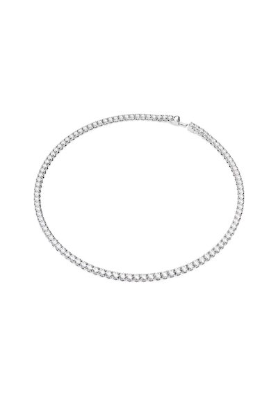 5681801 Swarovski Kolye Matrix Tennis Neclace, Round Cut, Small, White, Rhodium Plated Çok Renkli