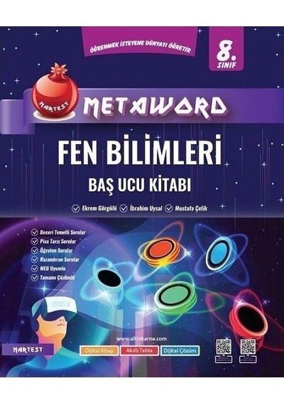 Nartest Yayınları 8. Sınıf Fen Bilimleri Metaword Baş Ucu Kitabı