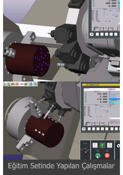 C Eksen Cnc Torna Makro Programlama Video Ders Eğitim Seti