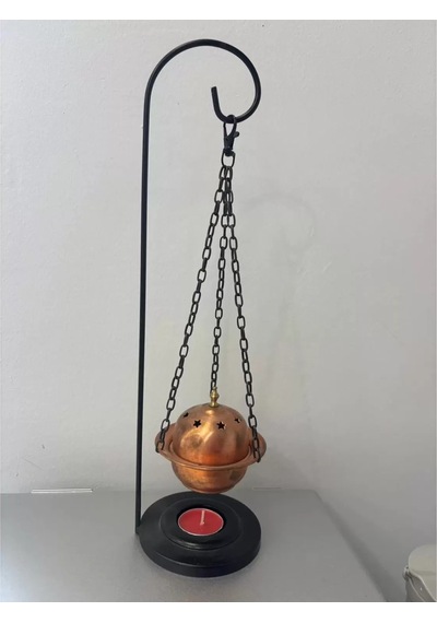 Bakır Buhurdanlık Uzun