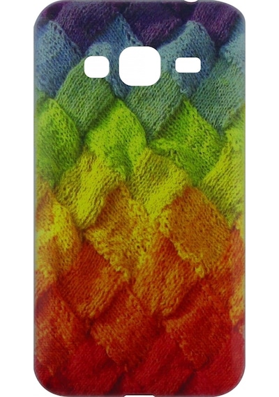 Chtech Samsung Galaxy J300 J3 Uyumlu Desenli Seri Arka Koruma
