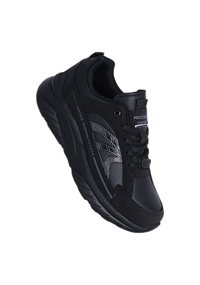 Wickers 3033 Gr Cilt Siyah Erkek Çocuk Spor Ayakkabı
