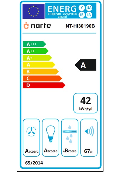 Narte NT-HI30190B Davlumbaz