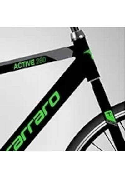 Carraro Active 280 V Fren 21 Vites 28 Jant Şehir Bisikleti Siyah Yeşil 49 Kadro Siyah - Yeşil