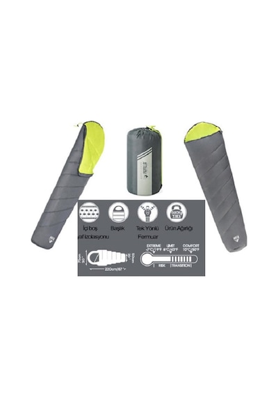 Bestway Pavillo Hiberhide 6-10c Uyku Tulumu 68102 Sarı 220x75x50 Sarı