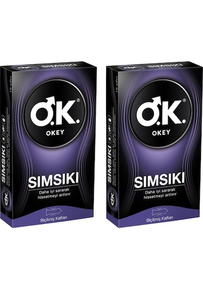 Okey Sımsıkı Prezervatif 10'lu x 2