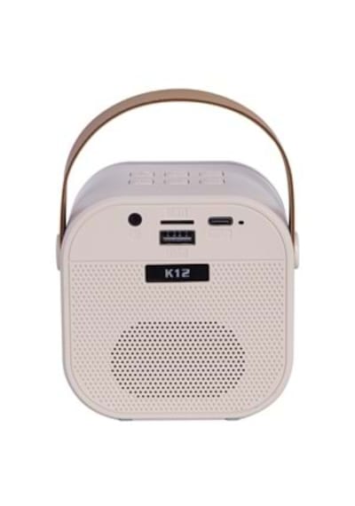 Mikado Md-27bt Naos Krem Usb+tf+bluetooth Destekli Wireless Karaoke Mikrofonlu 5w 800mah Taşınabilir Speaker